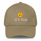 it's fine dad hat