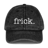 frickin vintage wash hat