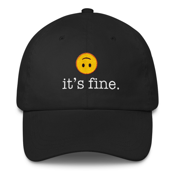 it's fine dad hat
