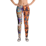 GALACTIC PIZZA-CAT ... leggings