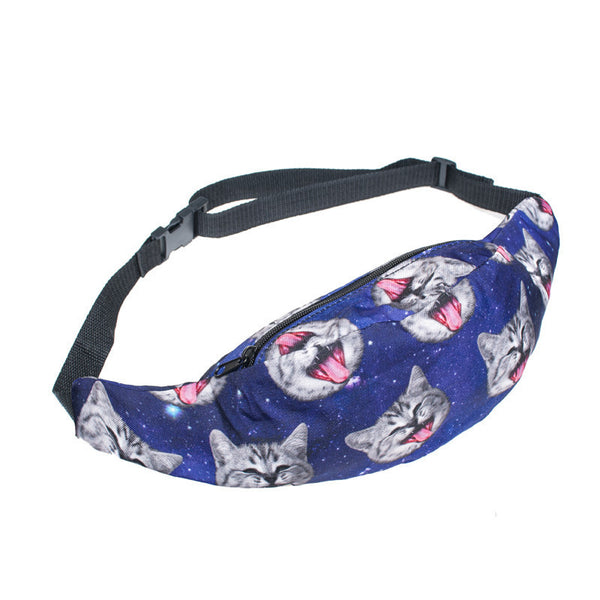 Graphic Printed Adjustable Fanny Packs *19 Different Prints Available!*